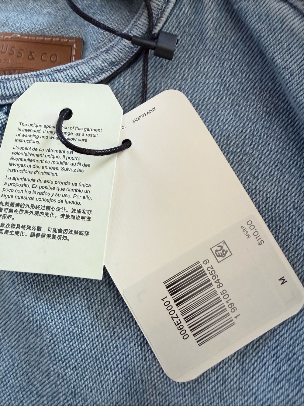 Levi's ‘90s Shrunken Collarless Trucker Jacket - Picture 4 of 5